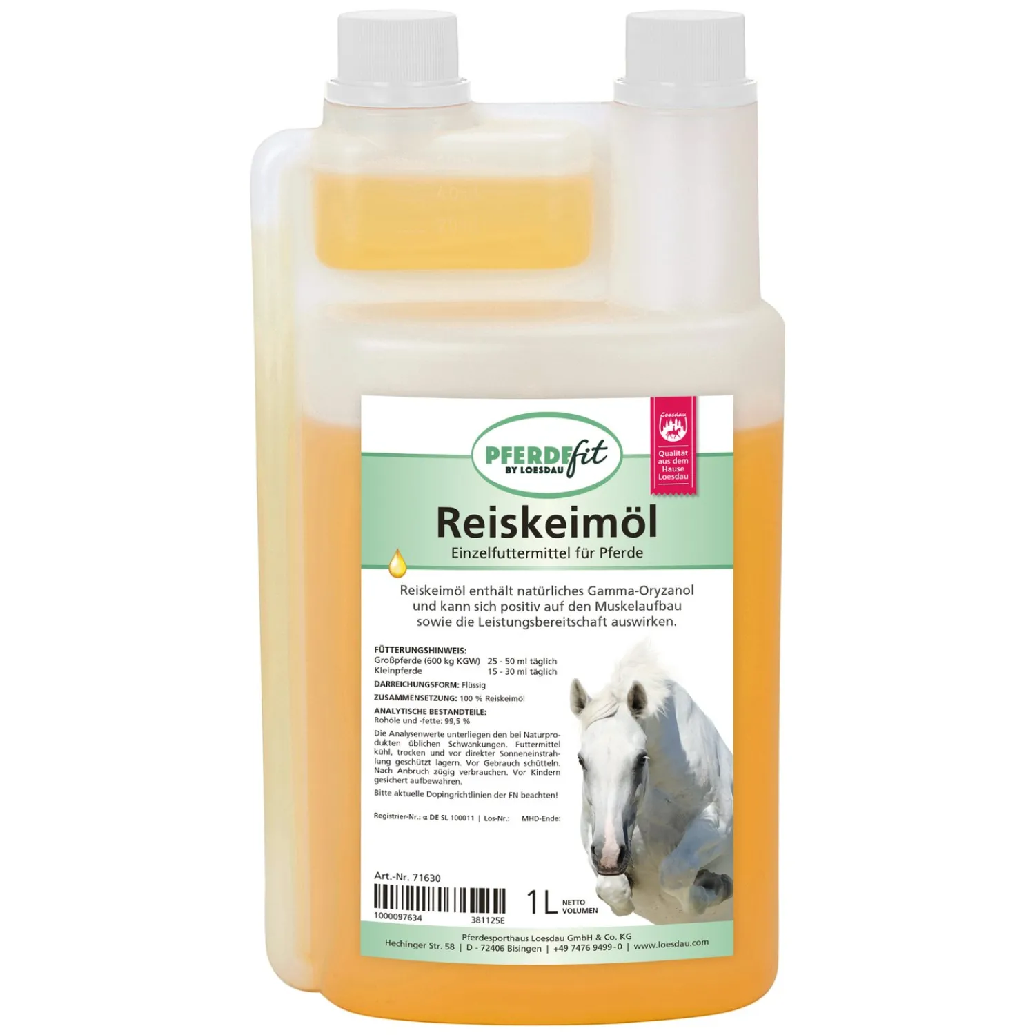 Loesdau Zusatz- Und Mineralfutter<PFERDEfit by Reiskeimöl