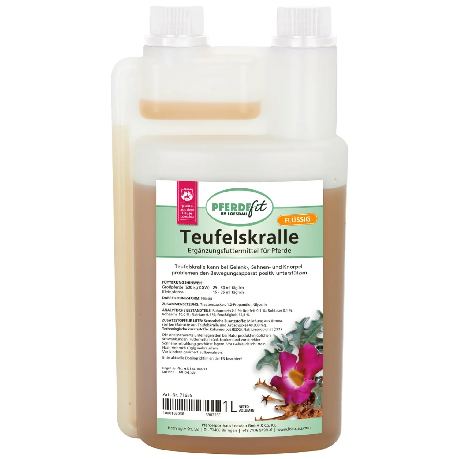 Loesdau Zusatz- Und Mineralfutter<PFERDEfit by Teufelskralle flüssig
