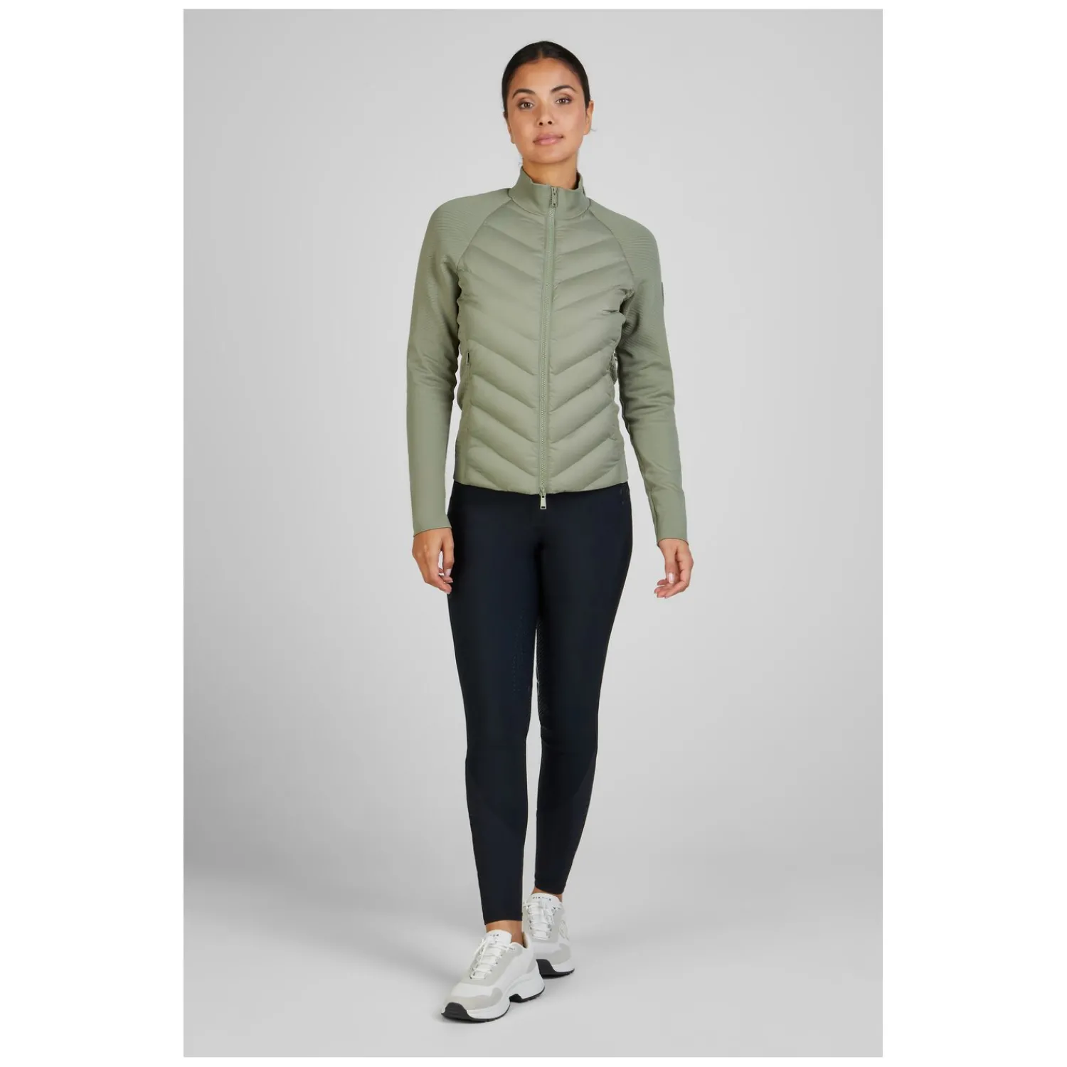 Damen Loesdau Reitjacken<PIKEUR Athleisure Hybridjacke mit Stehkragen