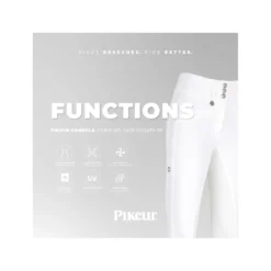 Damen PIKEUR Reithosen<Highwaist Gesäßeinsatz-Reithose New Candela FFL