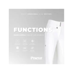 Damen PIKEUR Reithosen<Highwaist Grip-Gesäßeinsatz-Reithose New Candela Grip