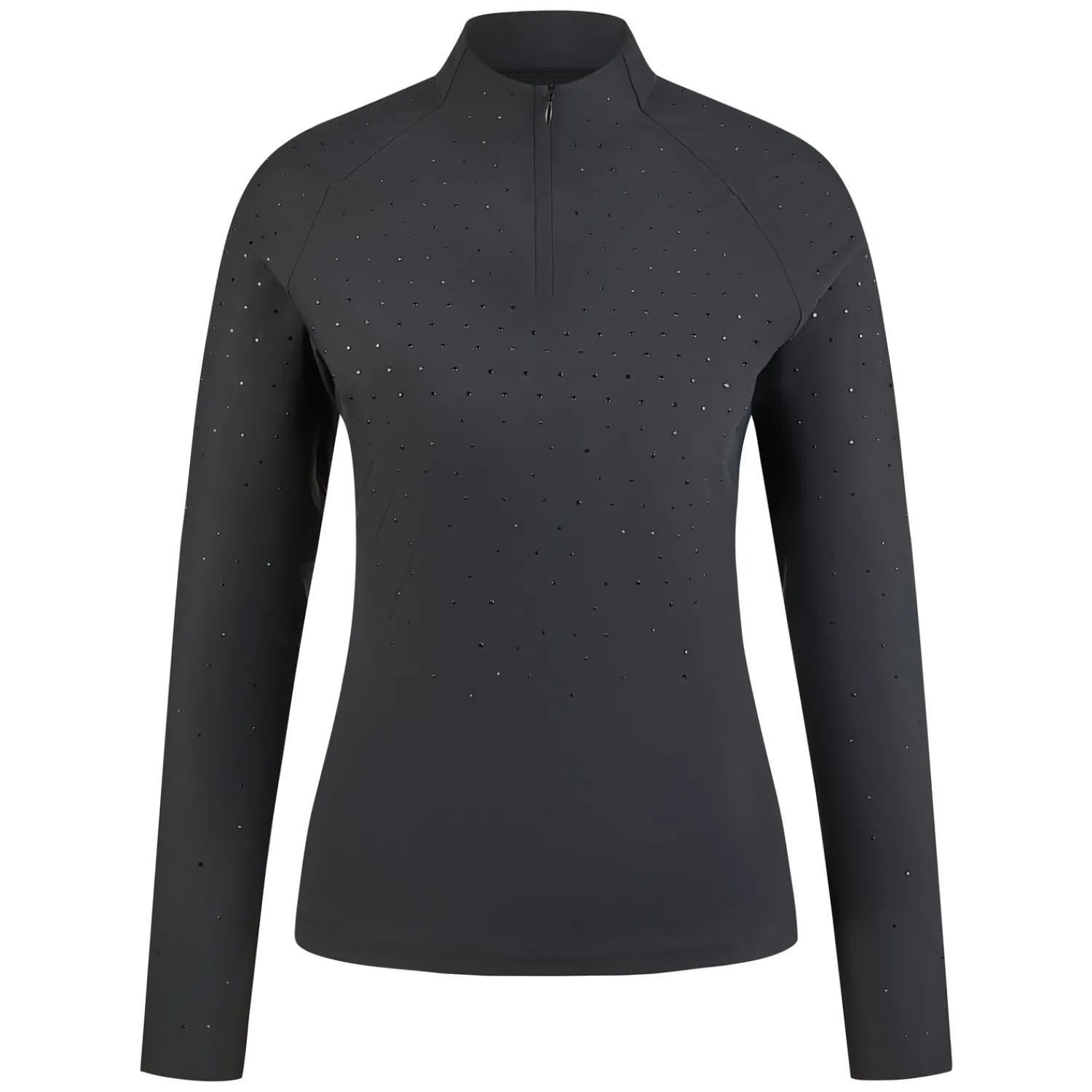 Damen PIKEUR Funktionsshirts|Pullover & Hoodies<Selection Trainingsshirt mit Rhinestones FUNCTION ZIP SHIRT