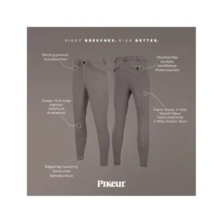 Herren PIKEUR Reithosen<Sports Collection Kniebesatz-Reithose New Rodrigo KN, für Herren