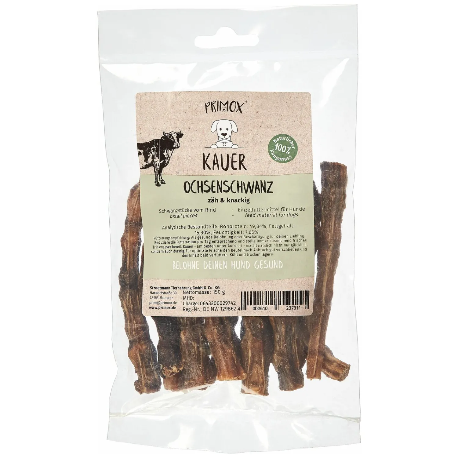 Loesdau Hundesnacks<PRIMOX Ochsenschwanz