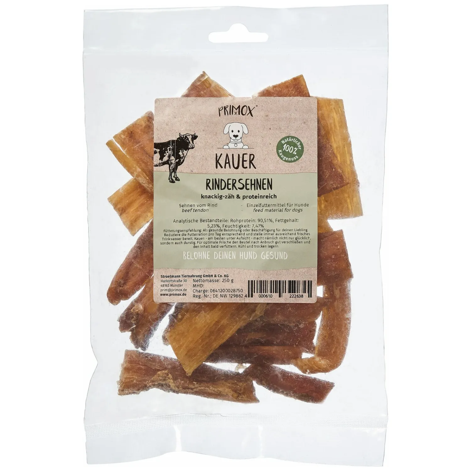 Loesdau Hundesnacks<PRIMOX Rindersehnen