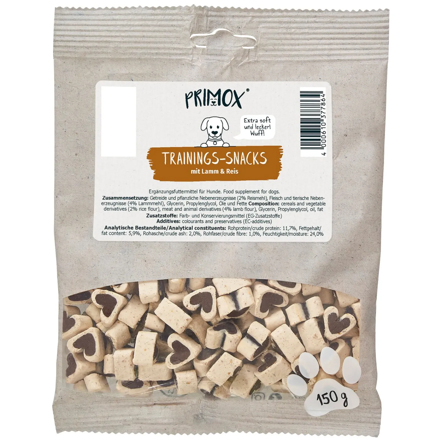 Loesdau Hundesnacks<PRIMOX Trainings-Herzchen