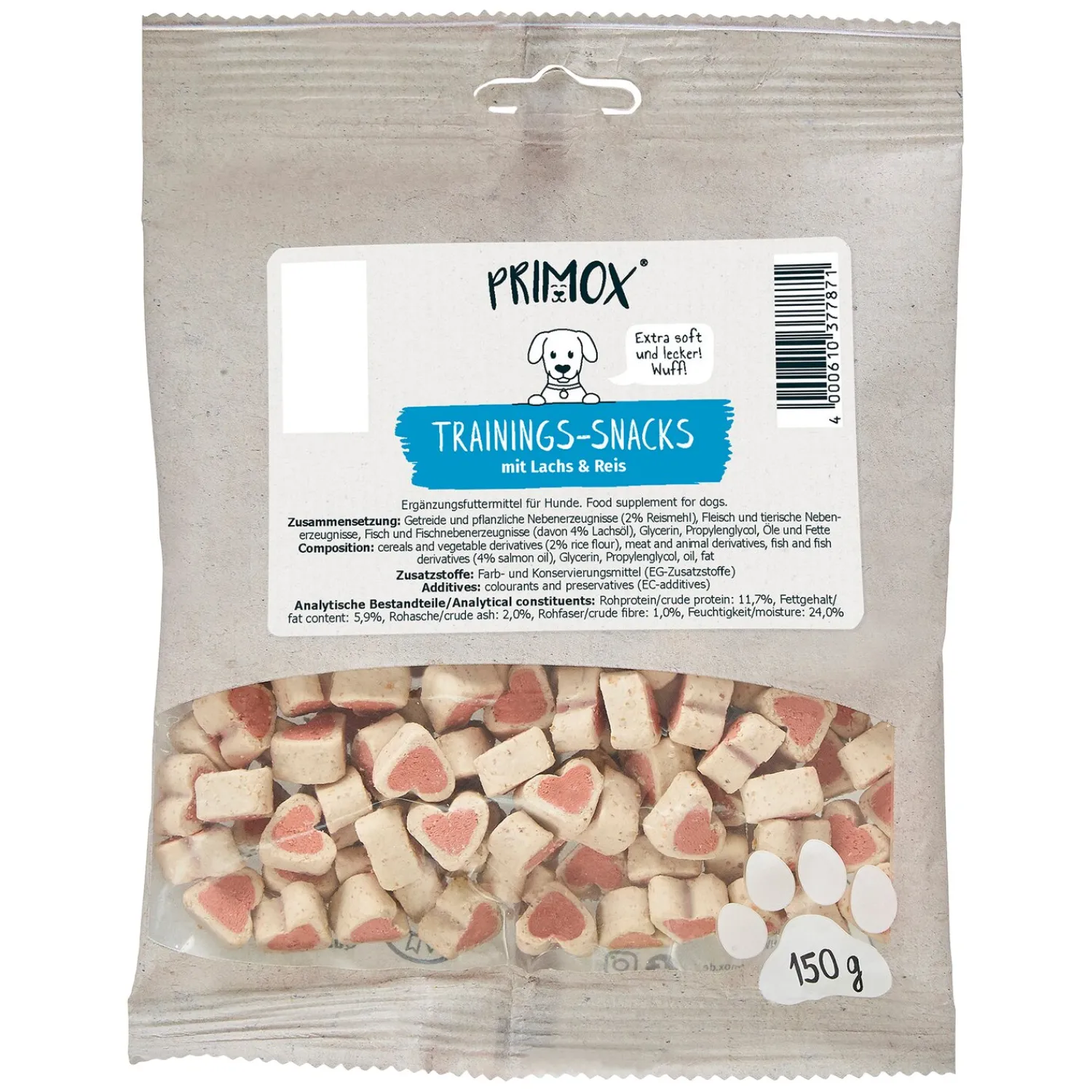 Loesdau Hundesnacks<PRIMOX Trainings-Herzchen