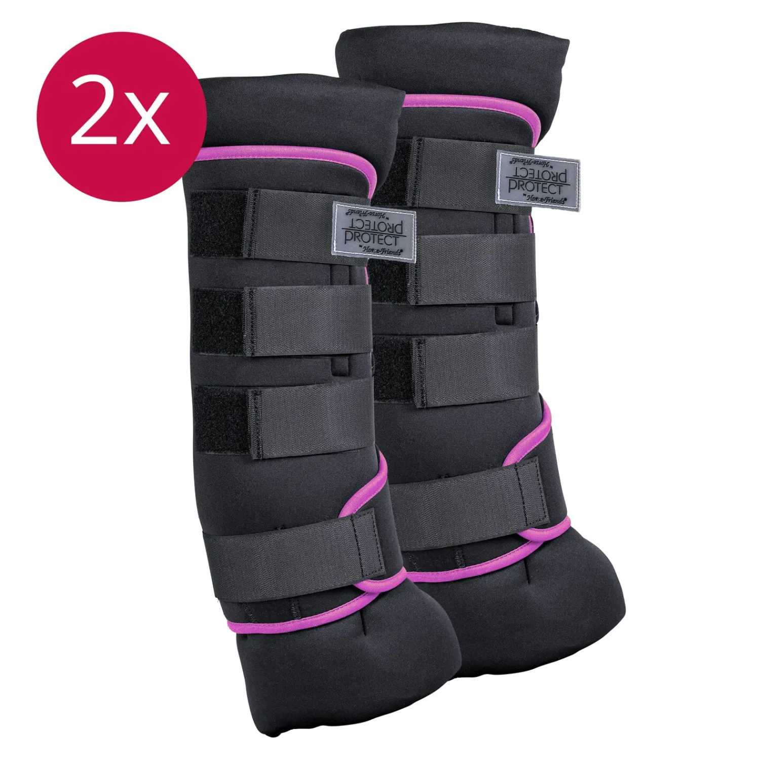 Loesdau Transportgamaschen|Gamaschen<PROTECT by Horse-friends Set Wellness - Stallgamaschen, für Vorder- und Hinterbeine