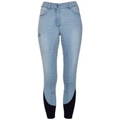 Damen RIDE now Reithosen<Jeans-Reithose Grip-Vollbesatz