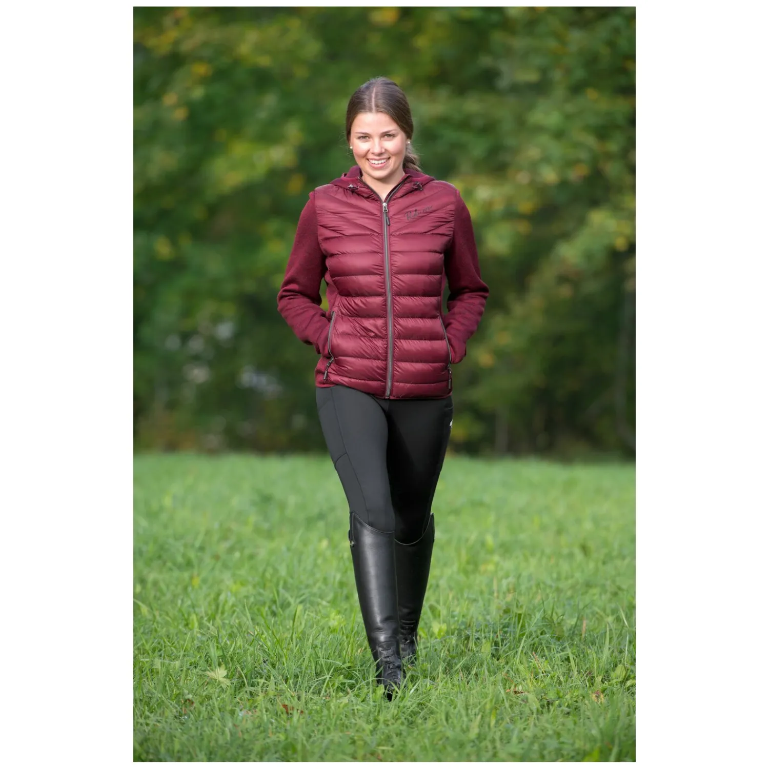 Damen Loesdau Reitjacken<RIDE now Materialmix-Jacke