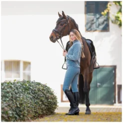 Damen RIDE now Reithosen<Softshell Grip-Vollbesatz-Reithose