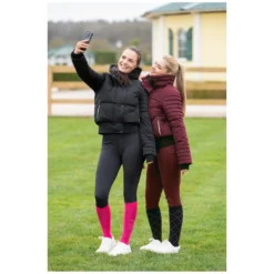 RIDE now Reitsocken<Thinsocks mit Glitzerschriftzug
