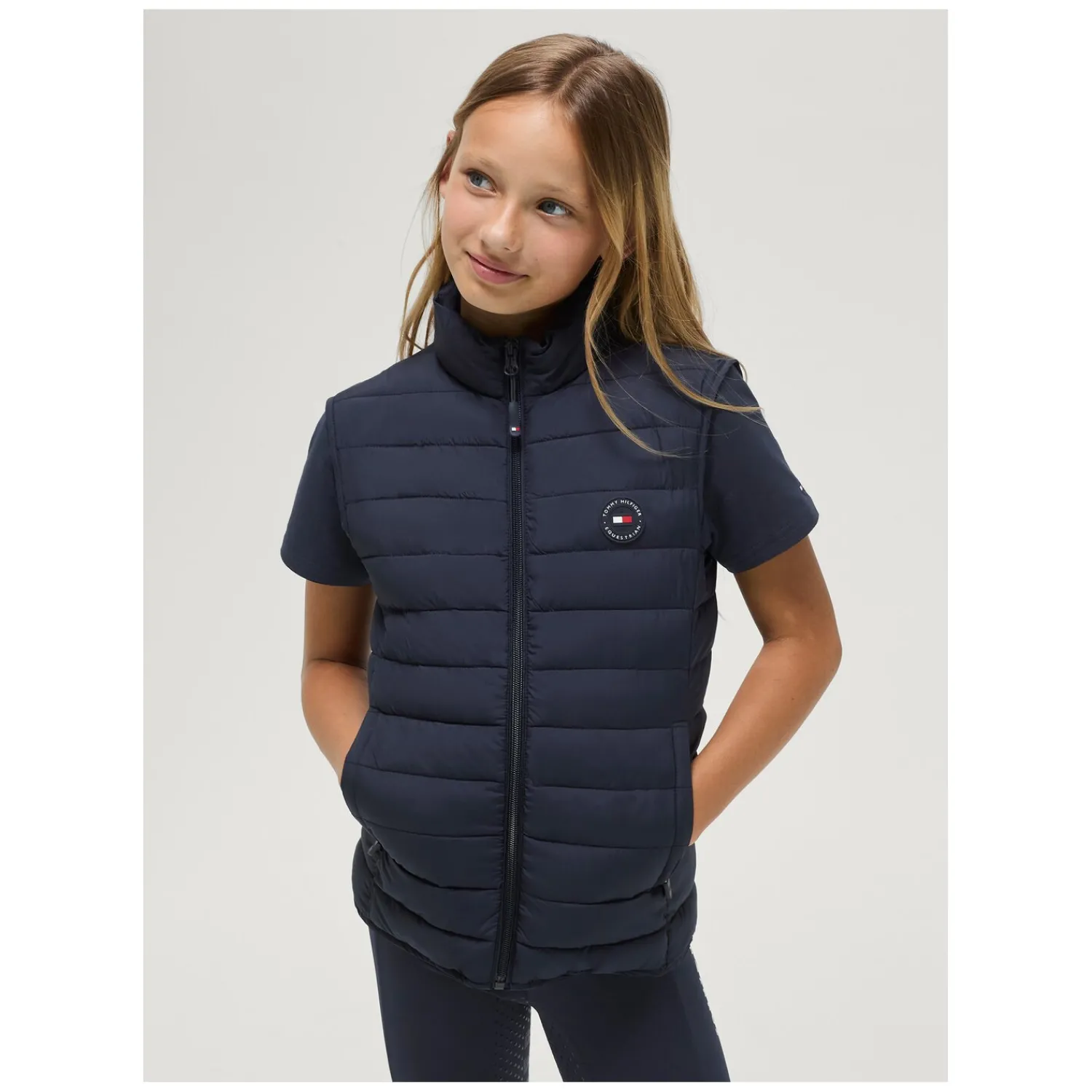 Kinder TOMMY HILFIGER EQUESTRIAN Westen<Steppweste Serano, Junge Reiter