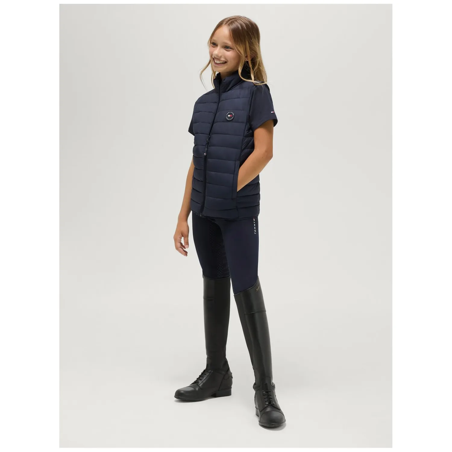 Kinder TOMMY HILFIGER EQUESTRIAN Westen<Steppweste Serano, Junge Reiter