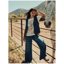 Damen Wrangler Polo & T-Shirts<T-hirt hrunken Band Tea