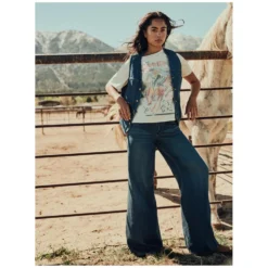 Damen Wrangler Polo & T-Shirts<T-hirt hrunken Band Tea