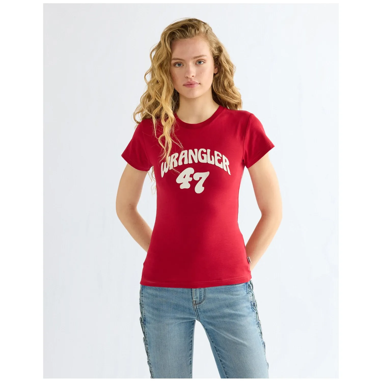Damen Wrangler Polo & T-Shirts<T-hirt hrunken Band Tea